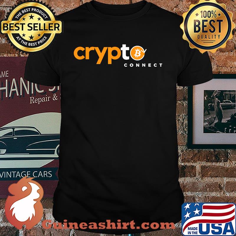 Crypto B Connect Logo With Bitcoin T-Shirt