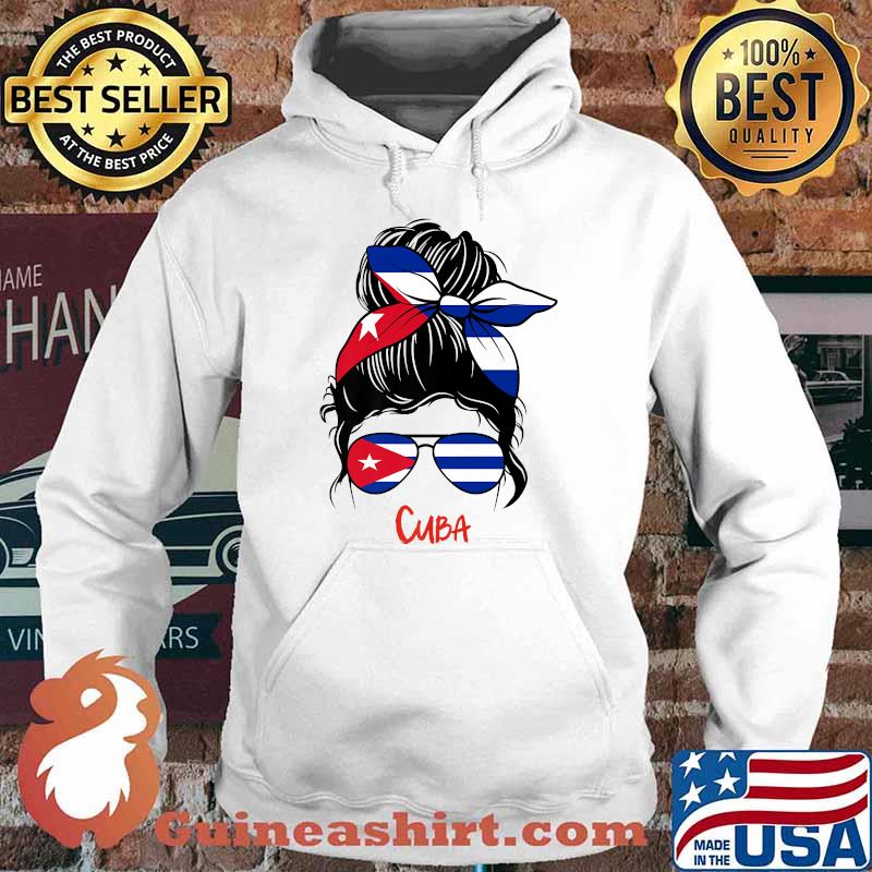 Cuba chica cubana cuban girl Libre Flag T-Shirt Hoodie