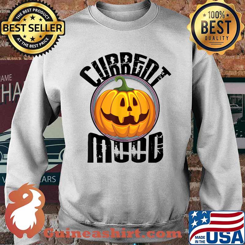 Current Mood Pumpkin Monster Halloween Party T-Shirt Sweater