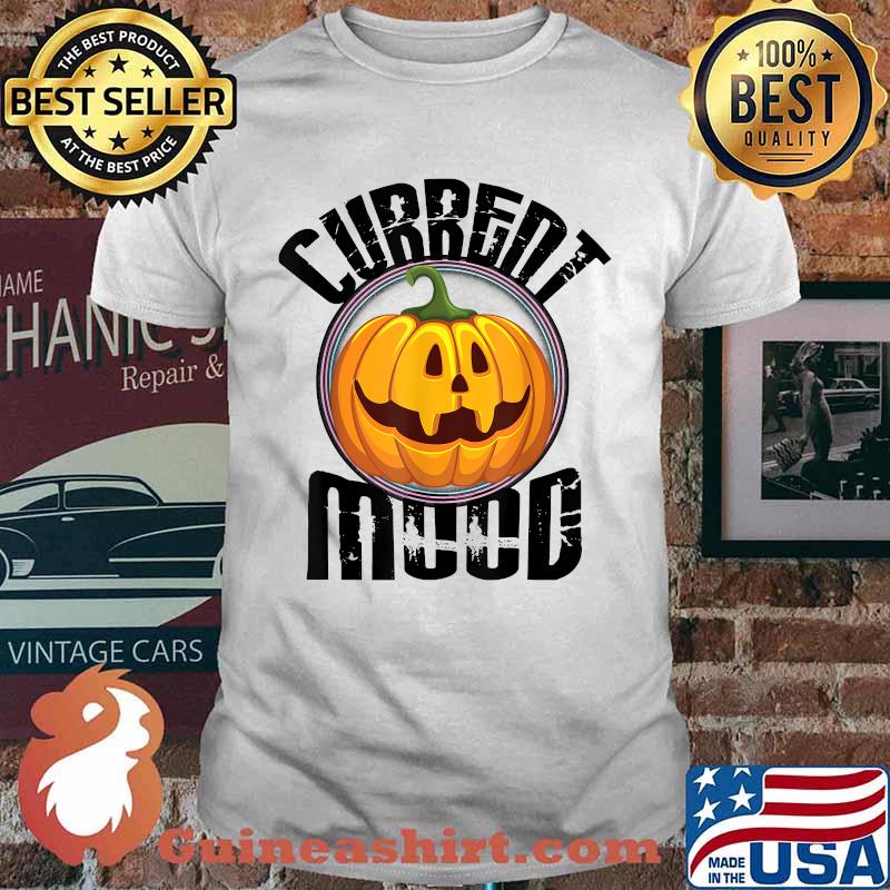 Current Mood Pumpkin Monster Halloween Party T-Shirt