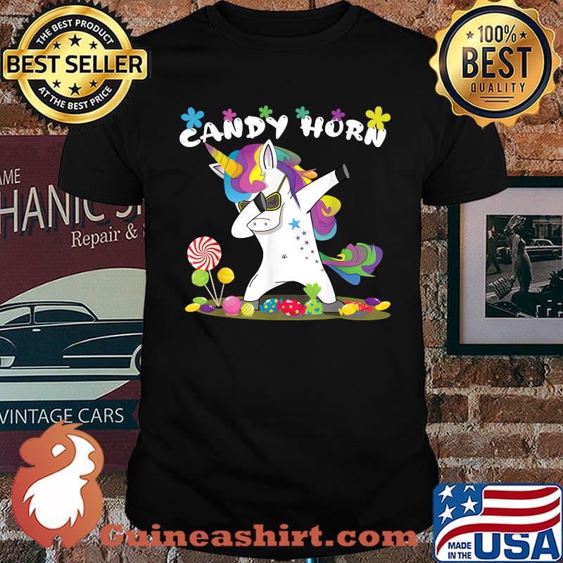 Cute Unicorn Candy Horn Halloween T-Shirt