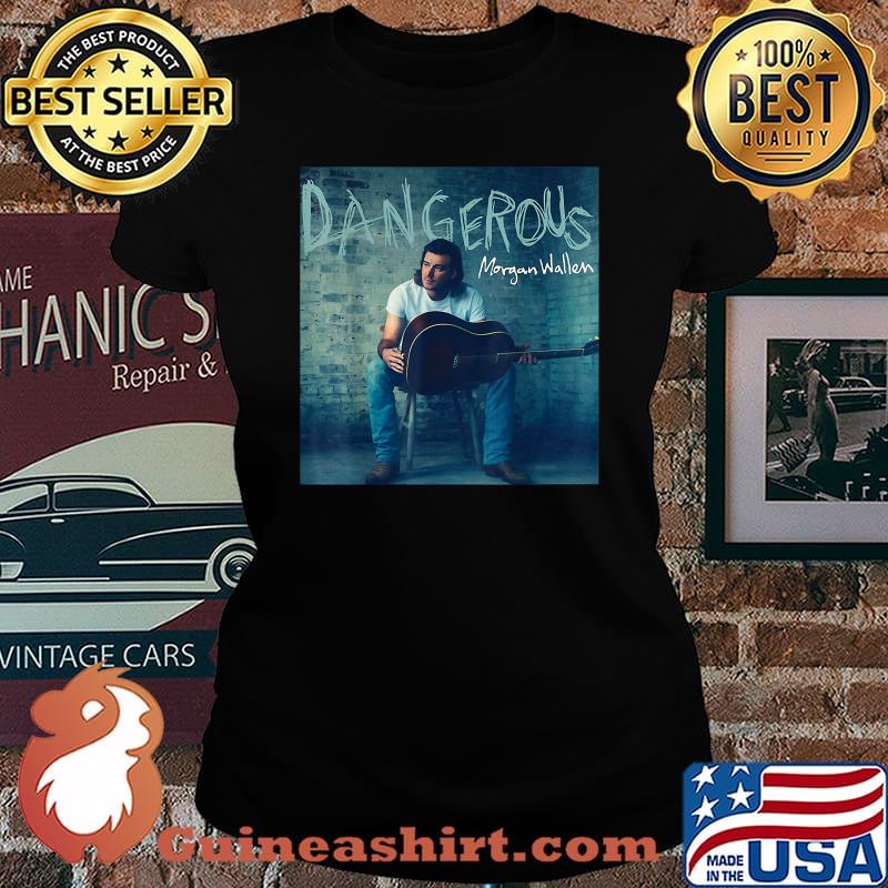 Dangerous Morgan Wallen Guitar T-Shirt Laides tee