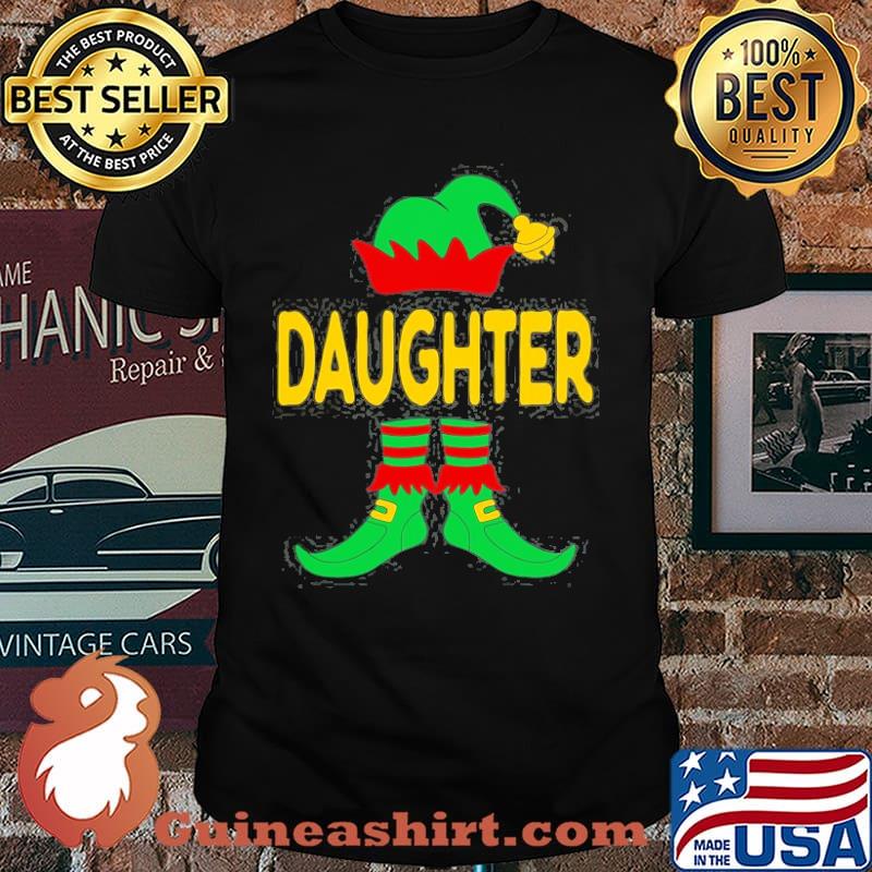 Daughter Elf Christmas Family Matching Pajama Shirt