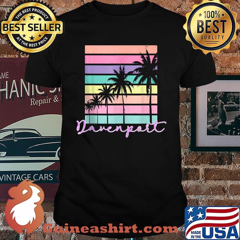 Davenport Florida State Beach Ocean Palm Tree T-Shirt