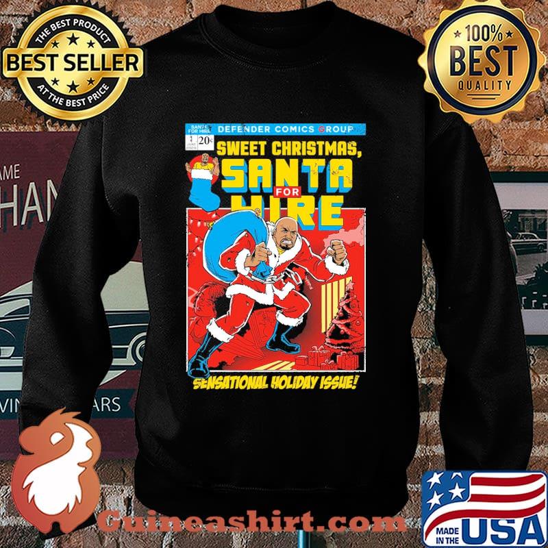 Defender comics group sweet christmas santa for hire sensational holiday issue s Sweater