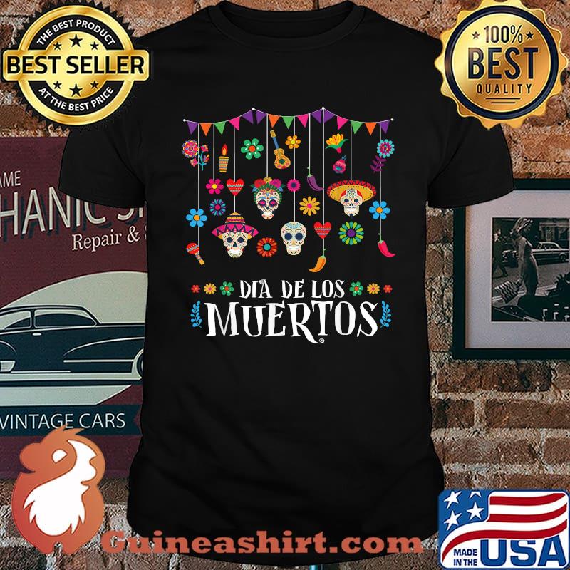 Dia De Los Muertos Day of the dead Hanging skulls T-Shirt