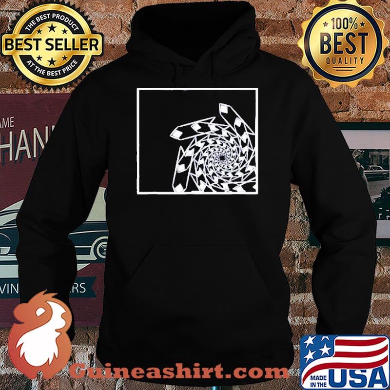 Diamond Arrow Infinite Spiral Fractal Trippy Art s Hoodie