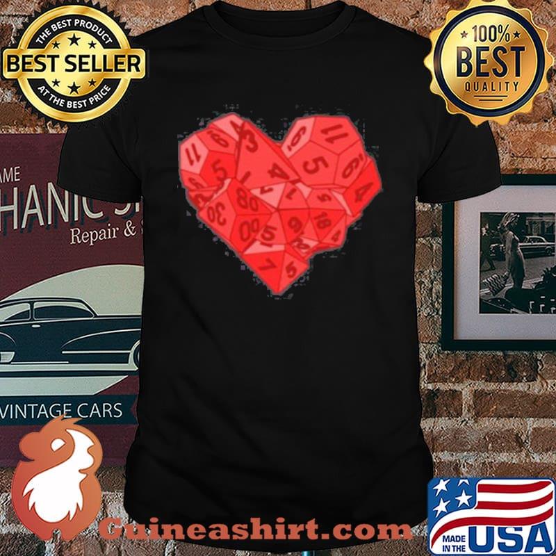 Dice heart shirt