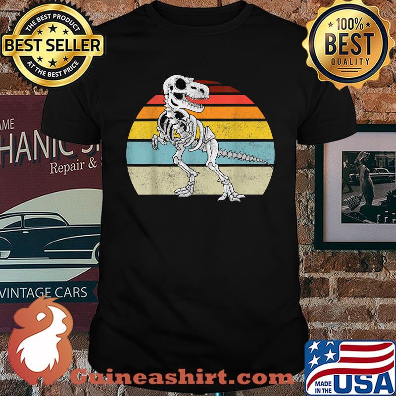 Dinosaur Skeleton T Rex Bones Dino Fossil T-Shirt
