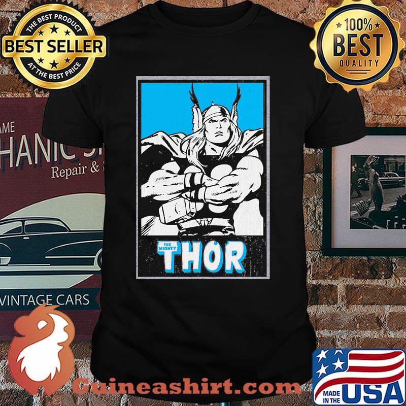 Distressed Poster The Mighty Thor Shirt