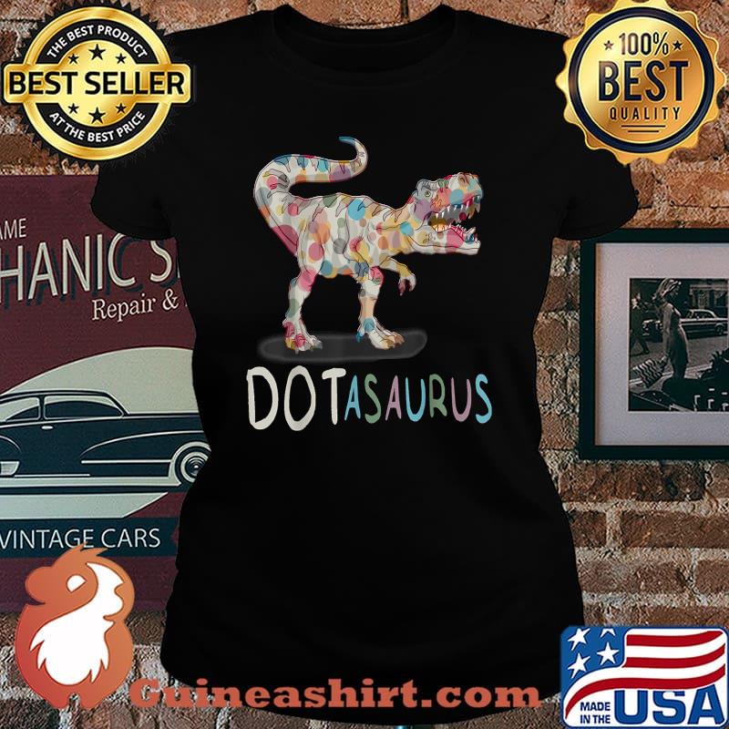 Dotasaurus Dot-asaurus Dinosaur T-Shirt Laides tee