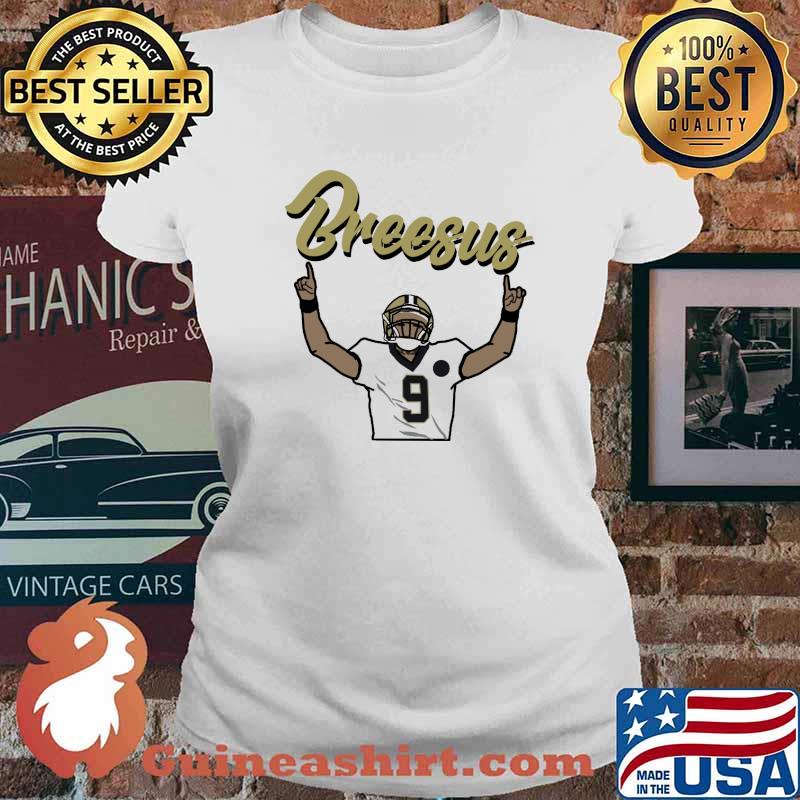 Drew Brees 'Breesus' New Orleans Saints NFL T-Shirt - Guineashirt Premium ™  LLC