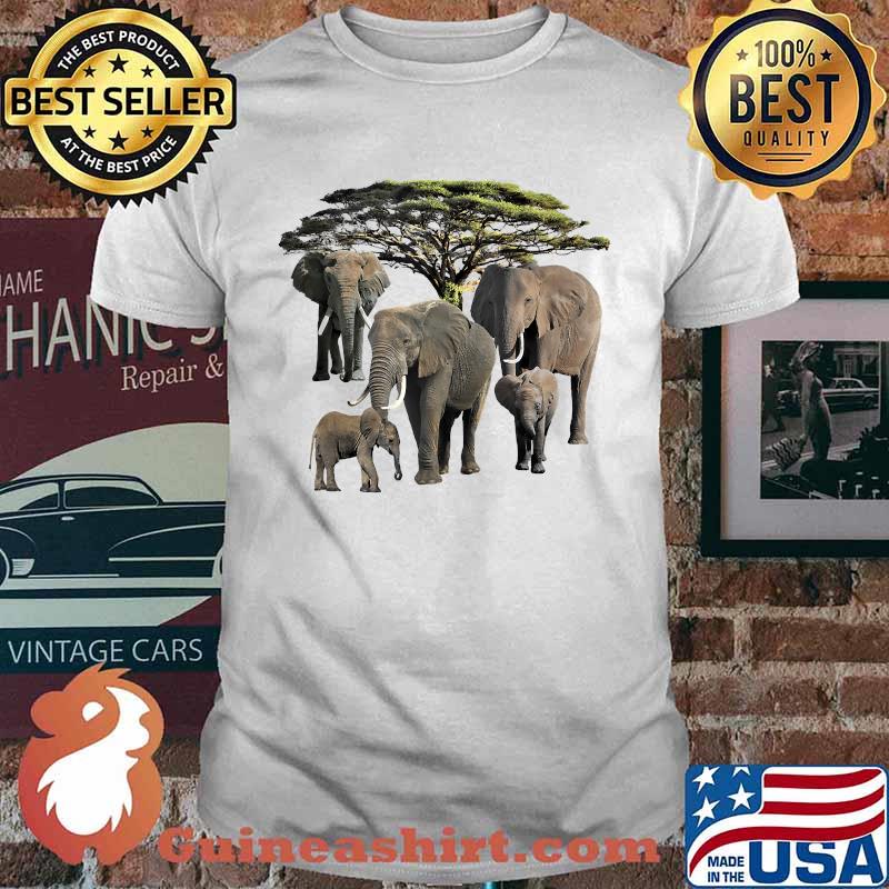 Elephant Mamas with Babies in KenyaAfrica T-Shirt