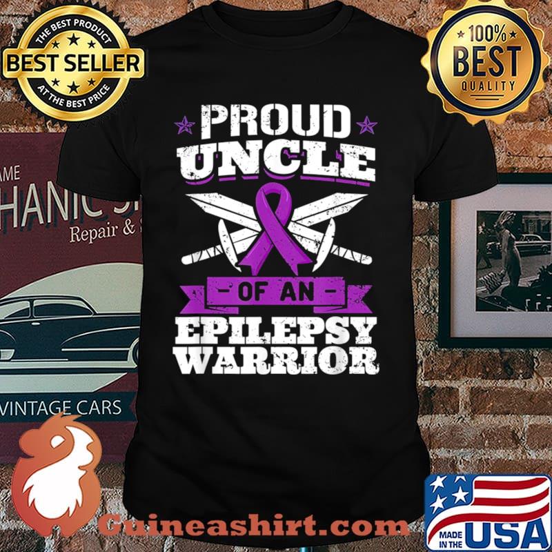 Epilepsy Warrior Uncle Epileptic Seizure Disorder Advocate shirt