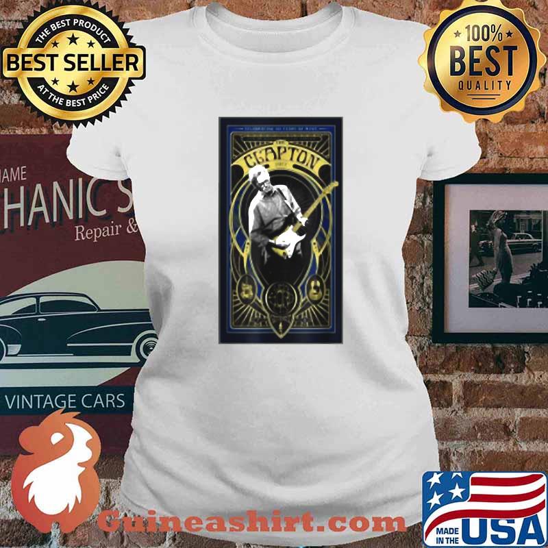 Erics Claptons Quotes Music Legend Live Forever T-Shirt Ladies tee