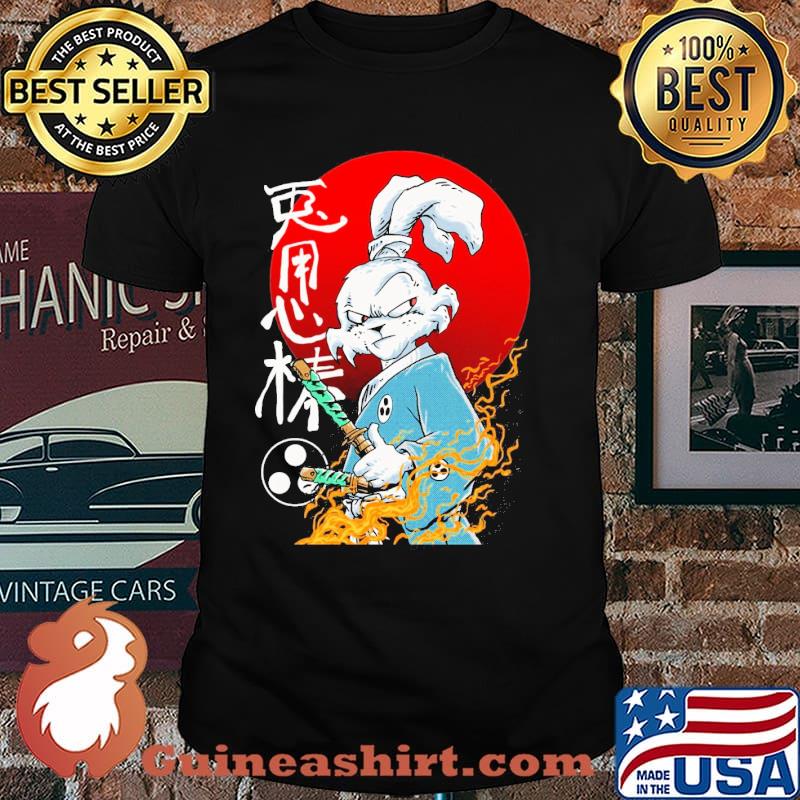 Fighting rabbit blood moon shirt