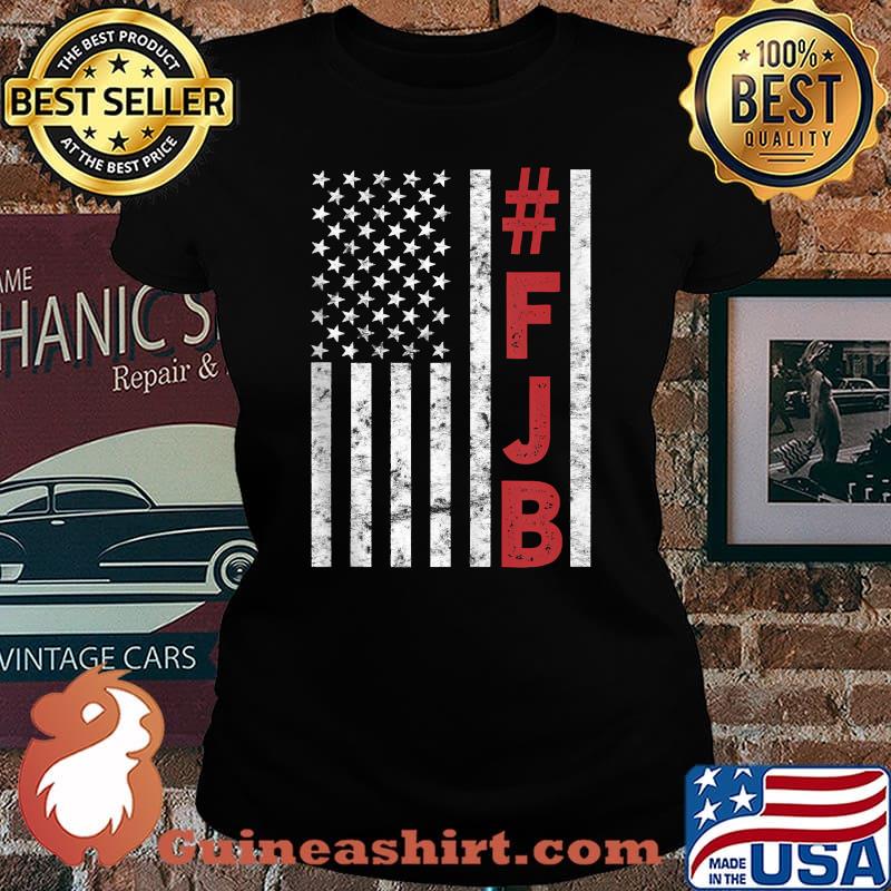 FJB Pro America US Distressed Flag F Biden FJB T-Shirt Laides tee