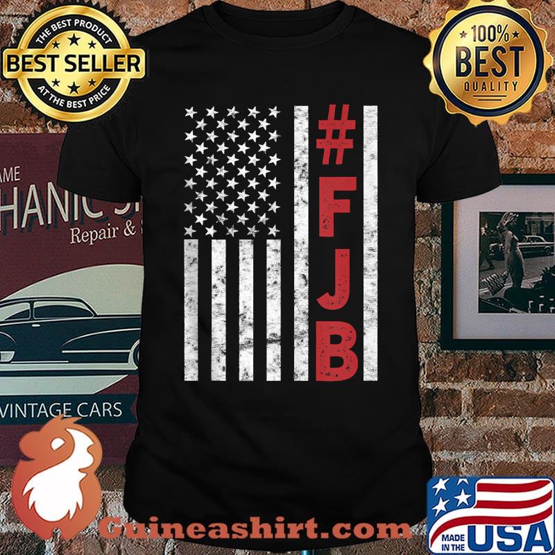 FJB Pro America US Distressed Flag F Biden FJB T-Shirt