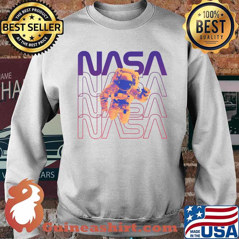 Floating in space NASA tee occupy Mars Astronaut in space T-Shirt Sweater