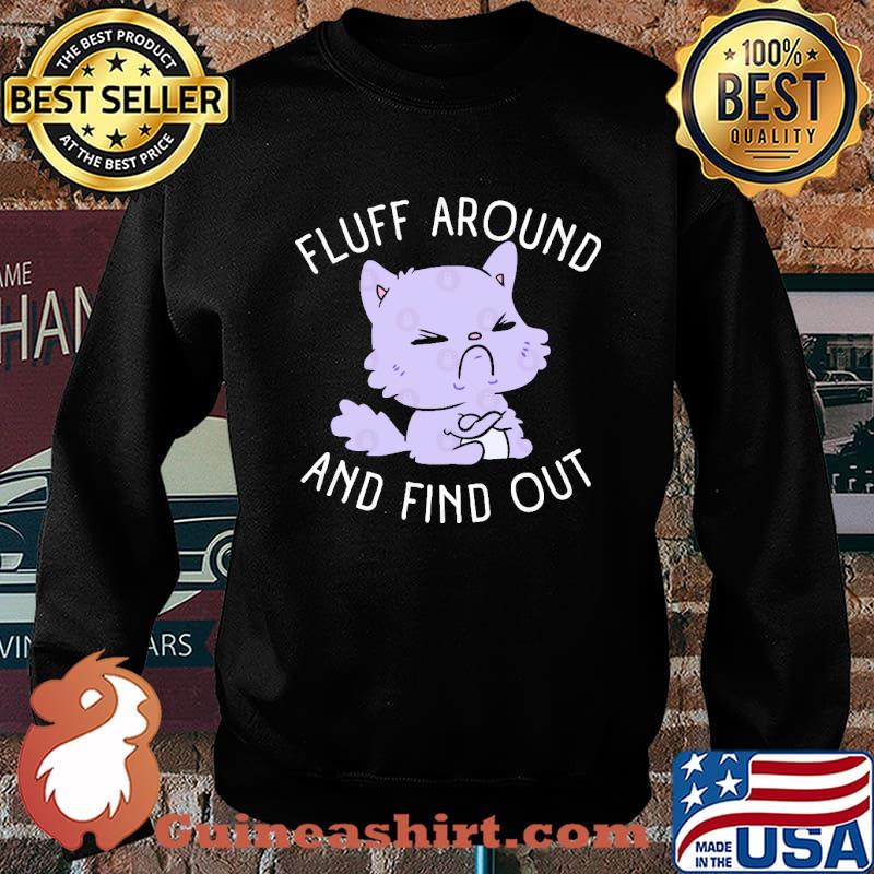 Fluff Around And Find Out Pastel Goth Purple Cat s Sweater