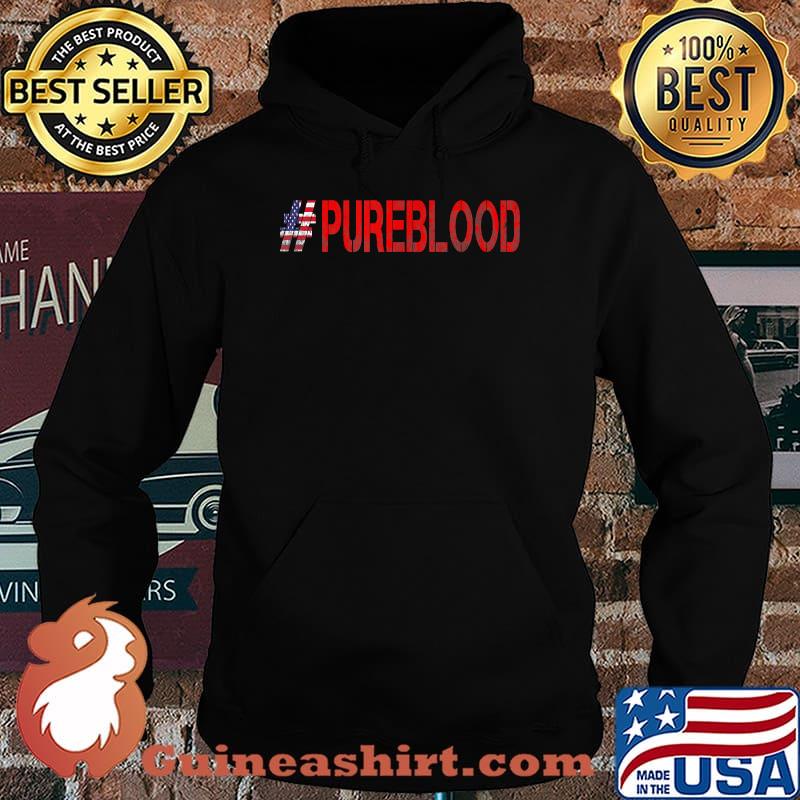 Free USA American Flag PUREBLOOD Pure Blood T-Shirt Hoodie