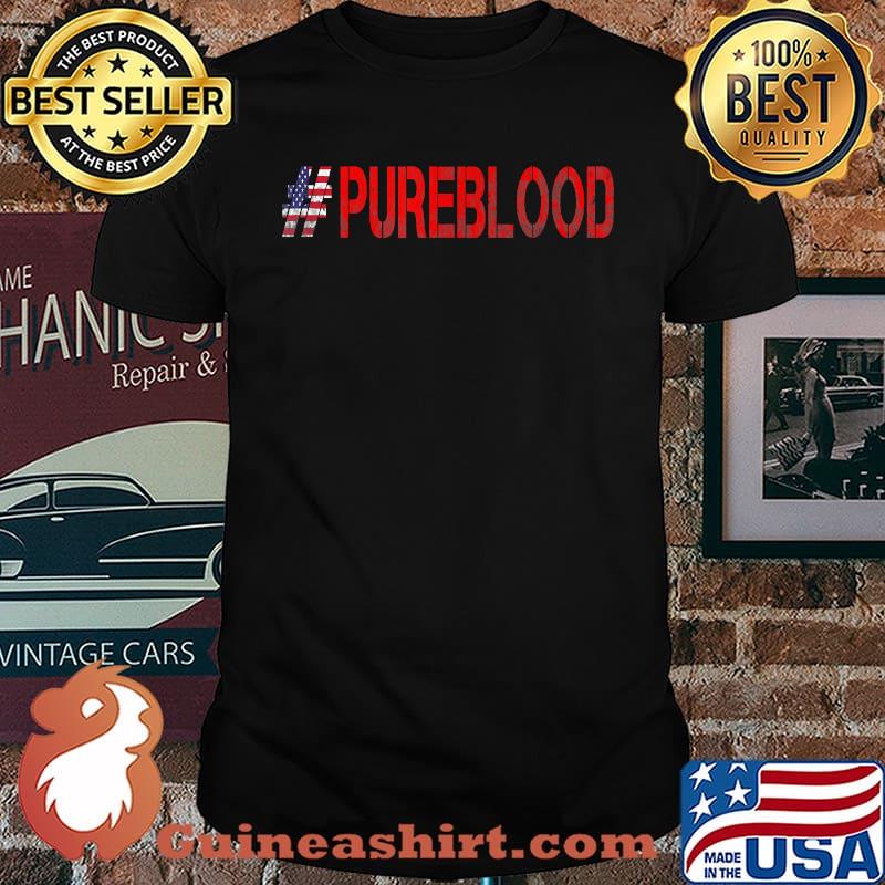 Free USA American Flag PUREBLOOD Pure Blood T-Shirt