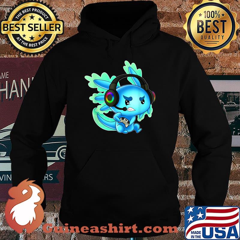 Gaming Axolotl Ambystoma Mexicanum Mexican Walking Fish T-Shirt Hoodie