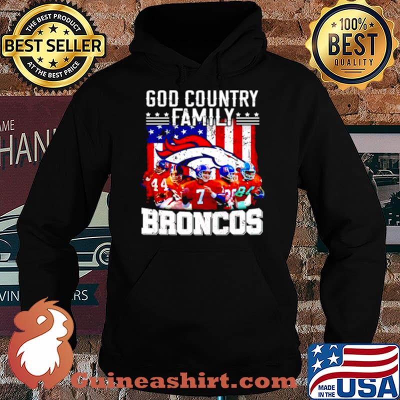 God country family Broncos s Hoodie