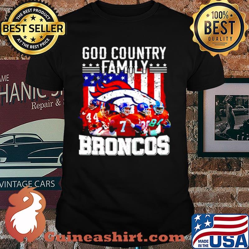 God country family Broncos shirt - Guineashirt Premium ™ LLC