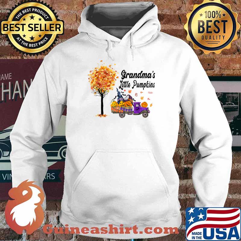 Grandma's Little Pumpkins Truck Purple T-Shirt Hoodie