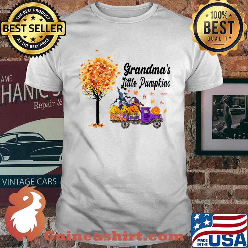 Grandma's Little Pumpkins Truck Purple T-Shirt