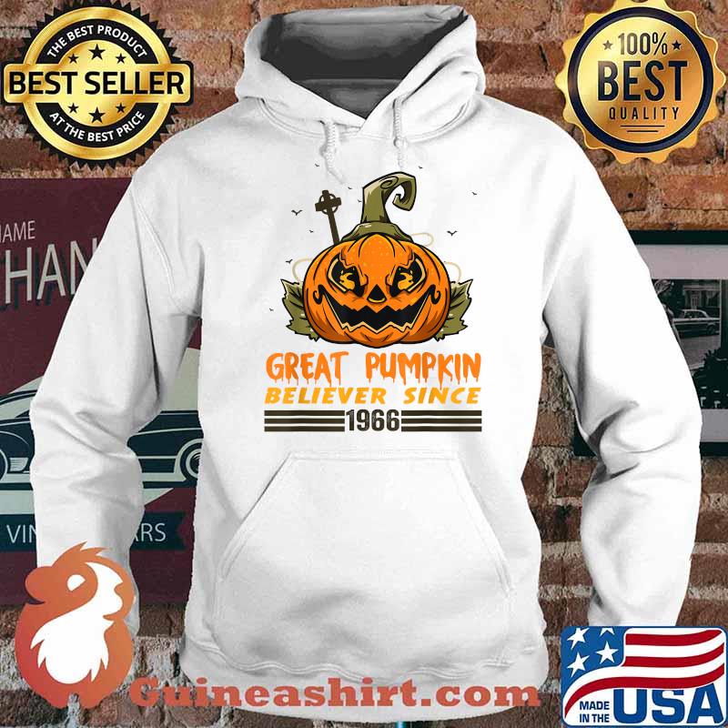 Great Pumpkin Believer Since 1966 Halloween Vintage T-Shirt Hoodie