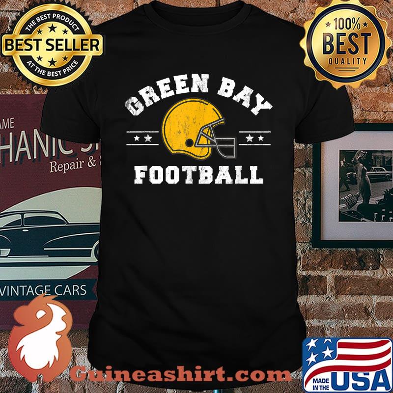 Green Bay Football Helmet T-Shirt
