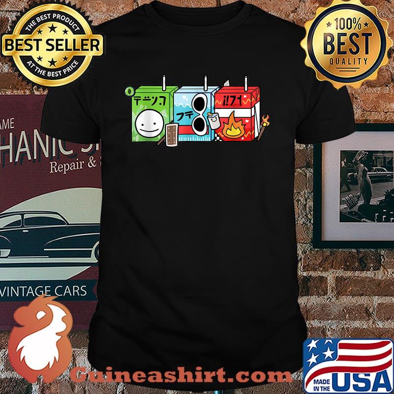 Green Dream Merch Cosplay Japanese Game T-Shirt