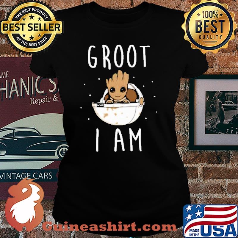 Groot I AM Star War s Laides tee