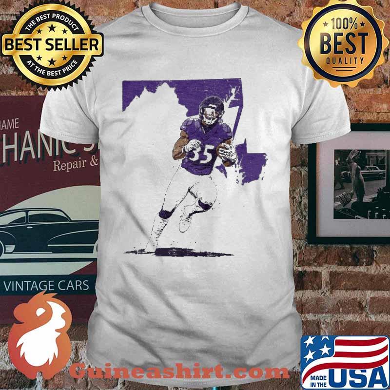 Gus Edwards Player Map WHT Shirt