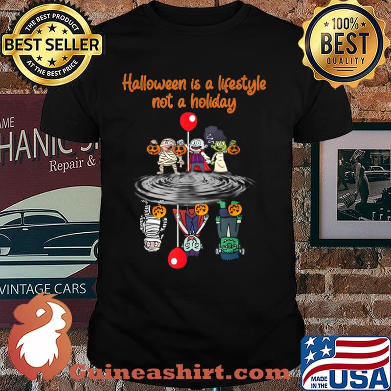 Halloween is a lifestyle not a holiday horror shirt
