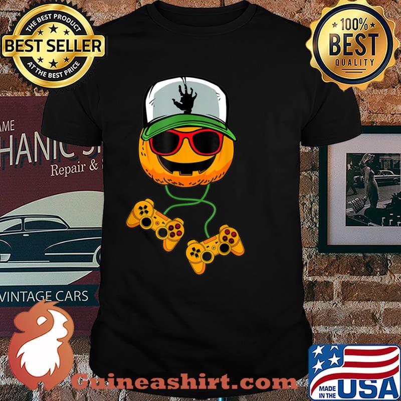 Halloween Jack O Lantern Gamer Halloween Shirt