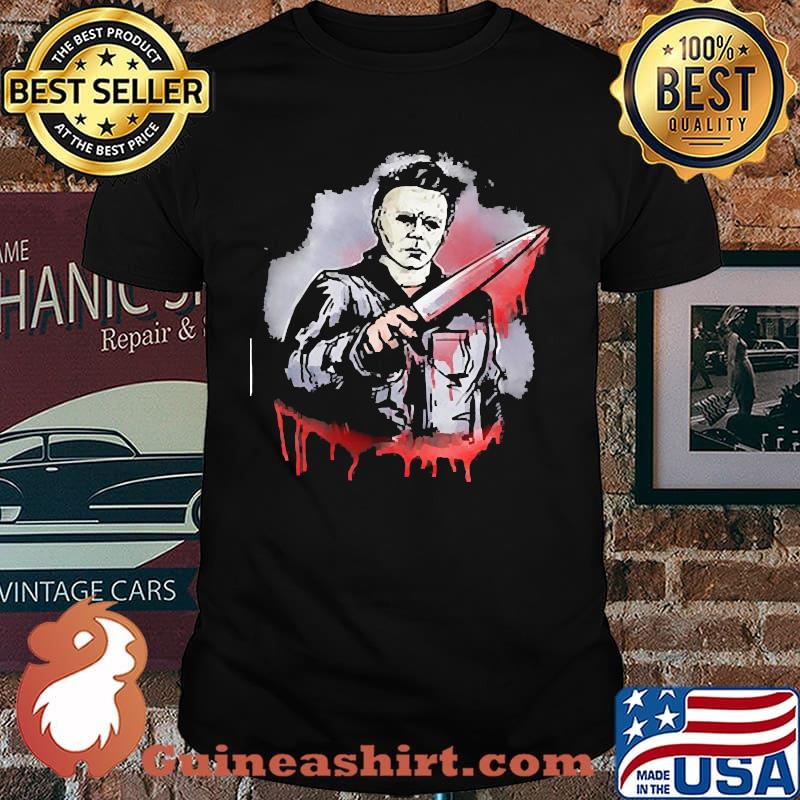 Halloween Knife Blood Shirt