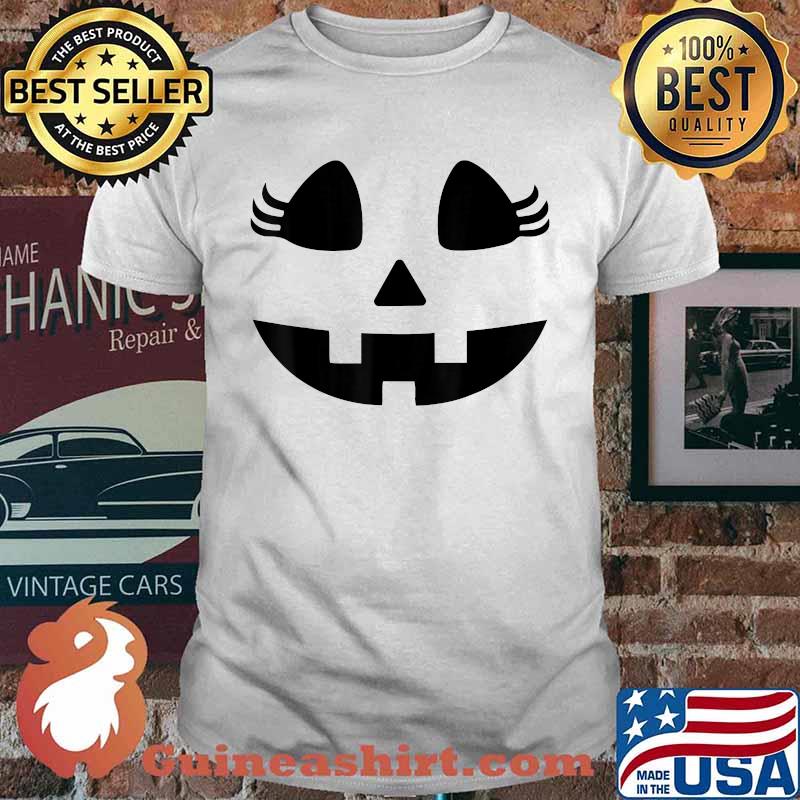 Halloween Pumpkin Face Patch T-Shirt