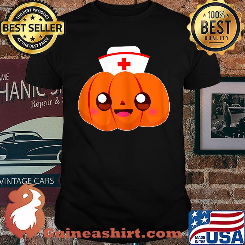 Halloween Pumpkin Nurse T-Shirt