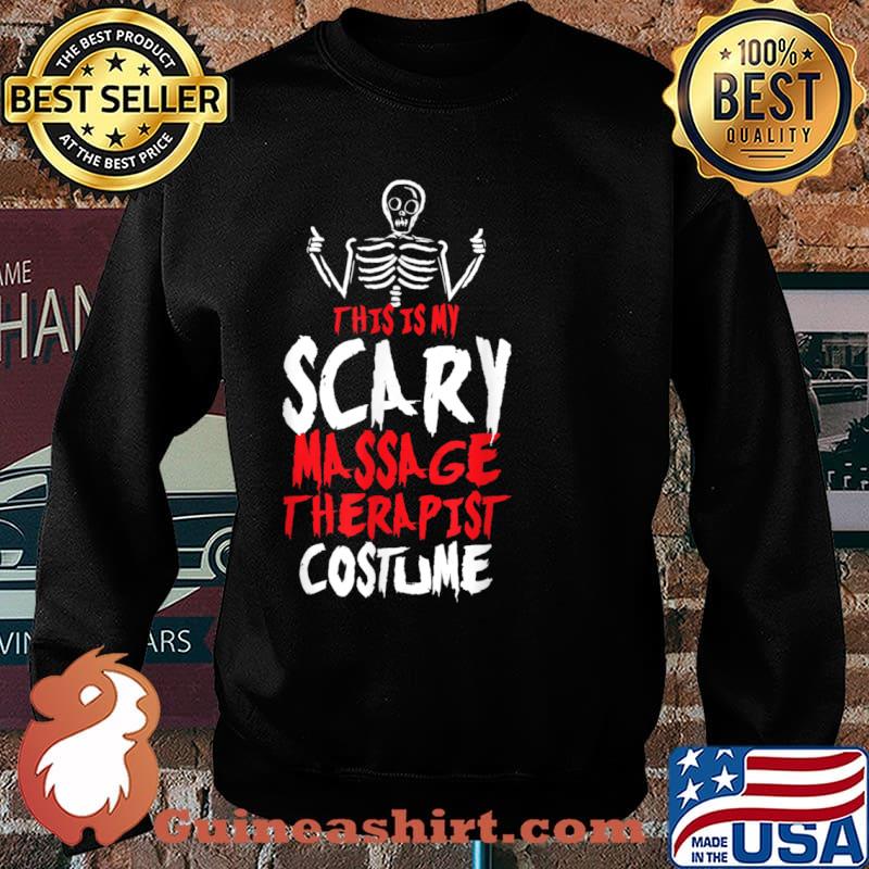 Halloween Scary Massage Therapist Costume Massage Therapy Shirt Sweater