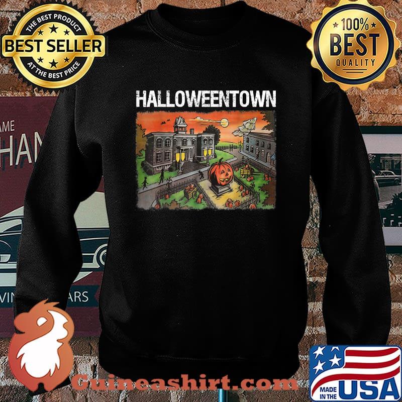 Halloween Town in University Pumpkin And Ghost T-Shirt Sweater
