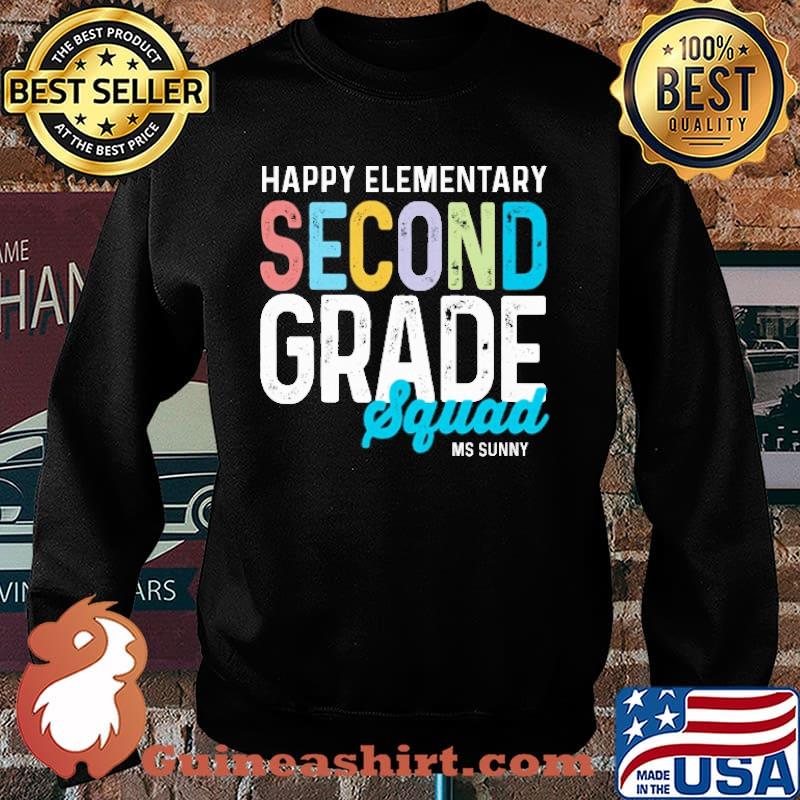 happy elementary second grade squad ms sunny s Sweater