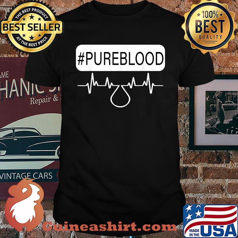 Hashtag Pure Blood heartbeat T-Shirt