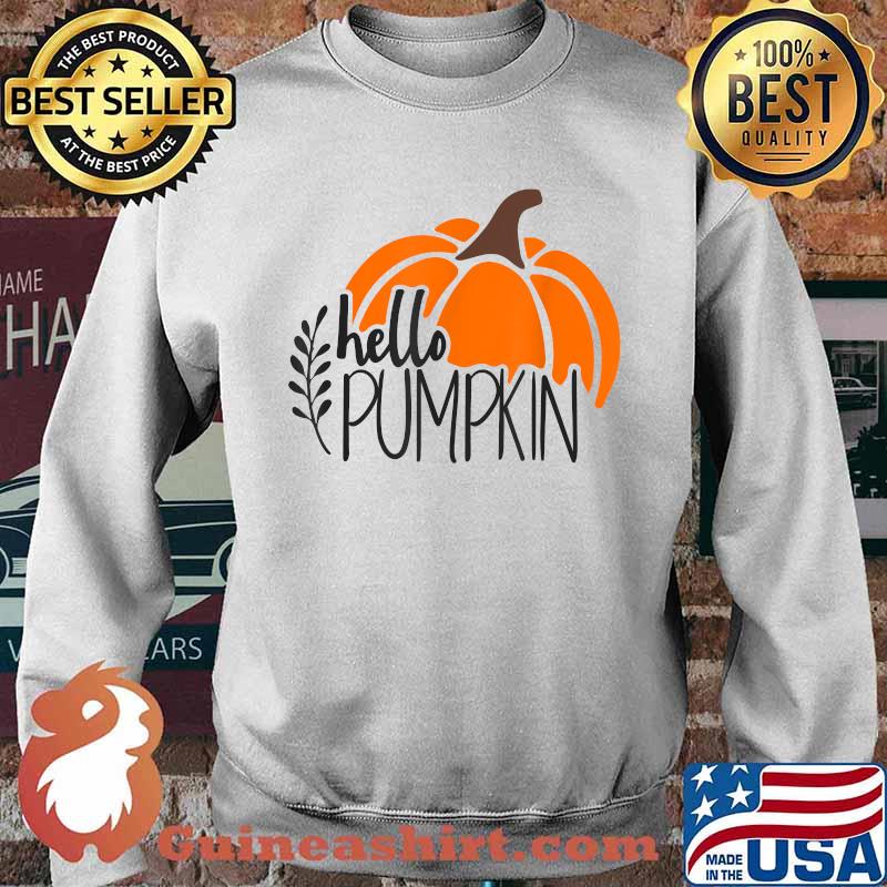 Hello Pumpkin Autumn Halloween T-Shirt Sweater