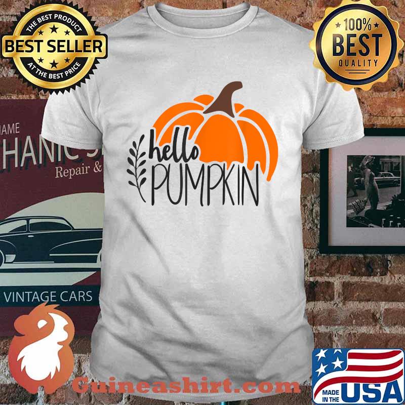 Hello Pumpkin Autumn Halloween T-Shirt