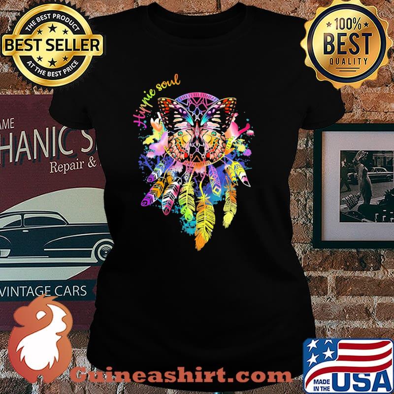 Hippie Sould Butterflt DreamCatcher Shirt Laides tee