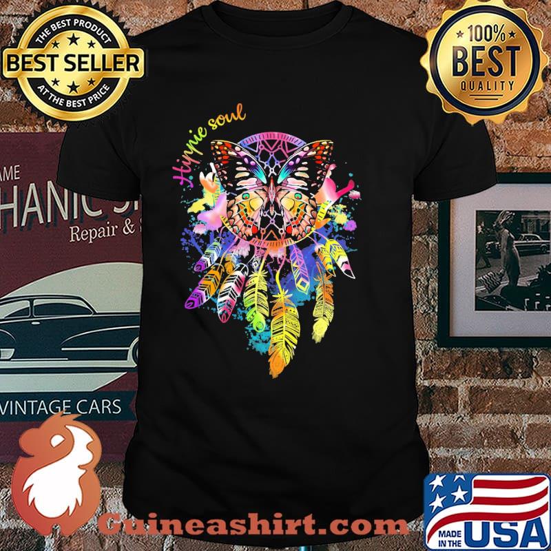 Hippie Sould Butterflt DreamCatcher Shirt