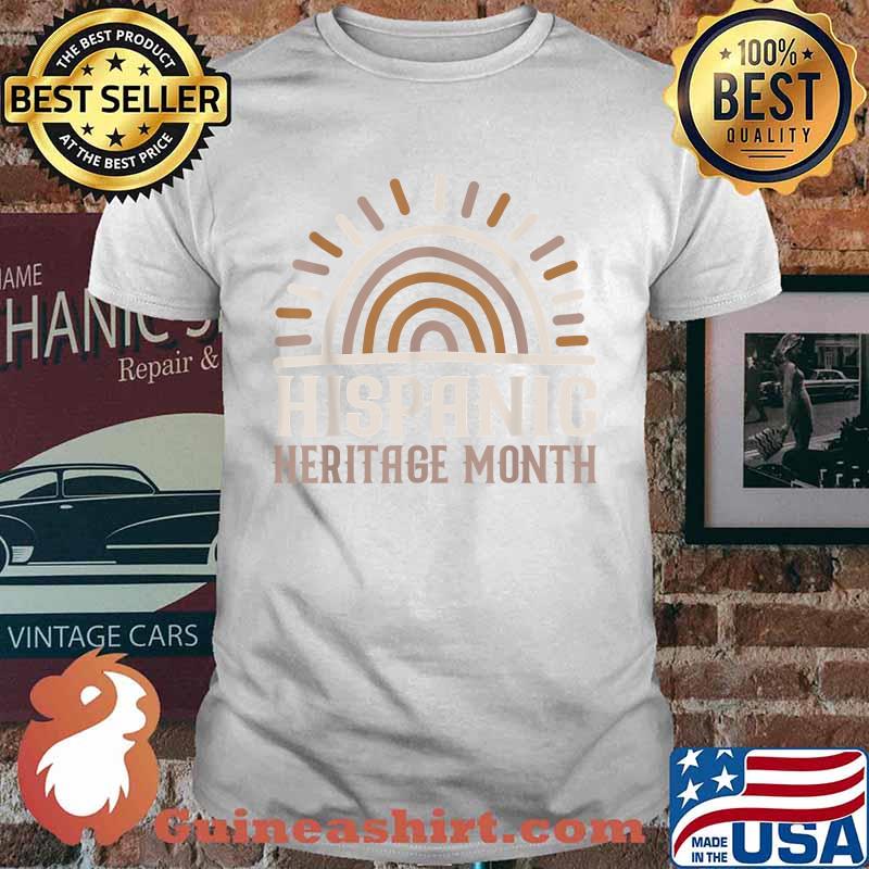 Hispanic Heritage Month Rainbow Proud Chicano T-Shirt